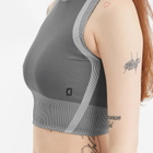 ON Women's Studio Knit Crop Top in Rock/Glacier