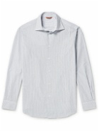 Barena - Surian Pinstriped Cotton-Poplin Shirt - Blue