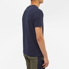 Napapijri Men's Logo Flag T-Shirt in Blue Marine