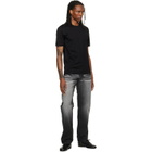 Hugo Black Slim-Fit Mercerized Cotton T-shirt