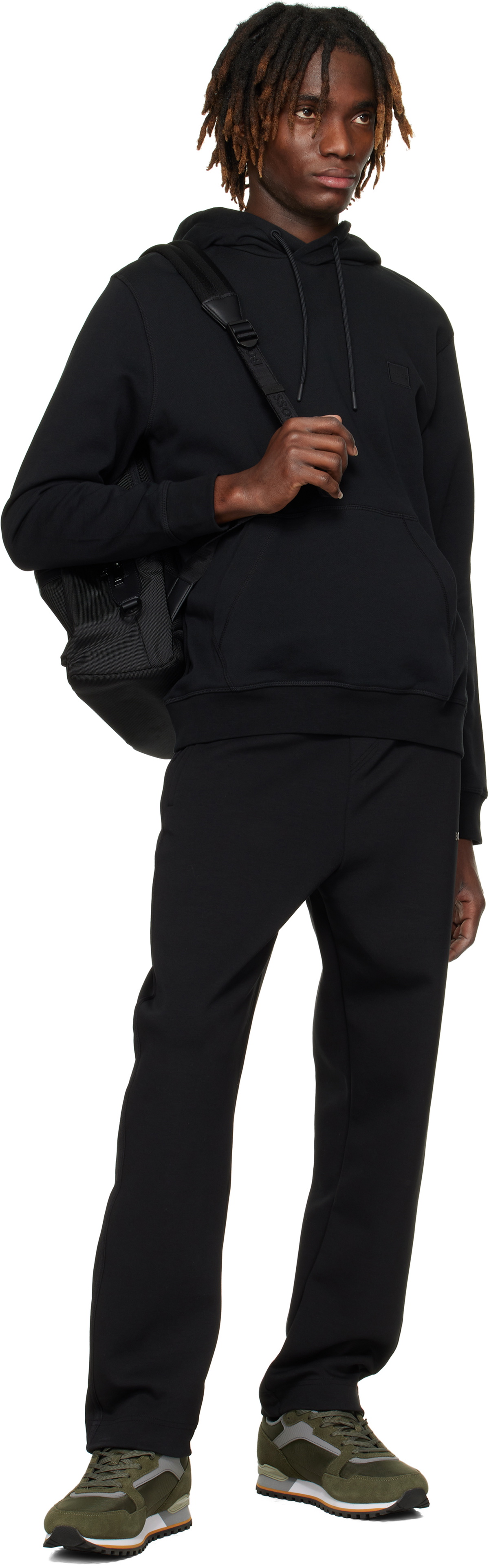 BOSS Black Bonded Logo Sweatpants