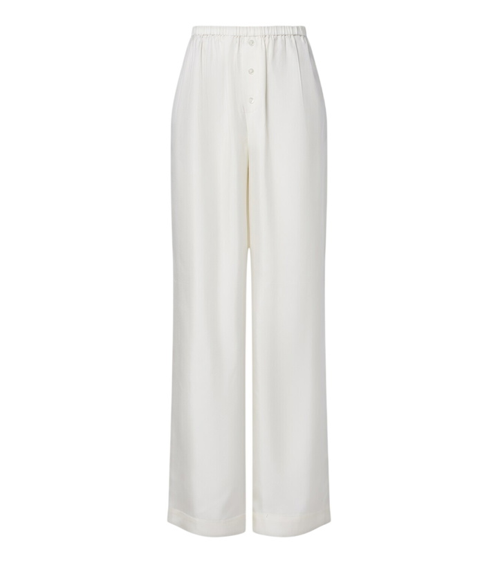 Photo: Róhe Silk wide-leg pants