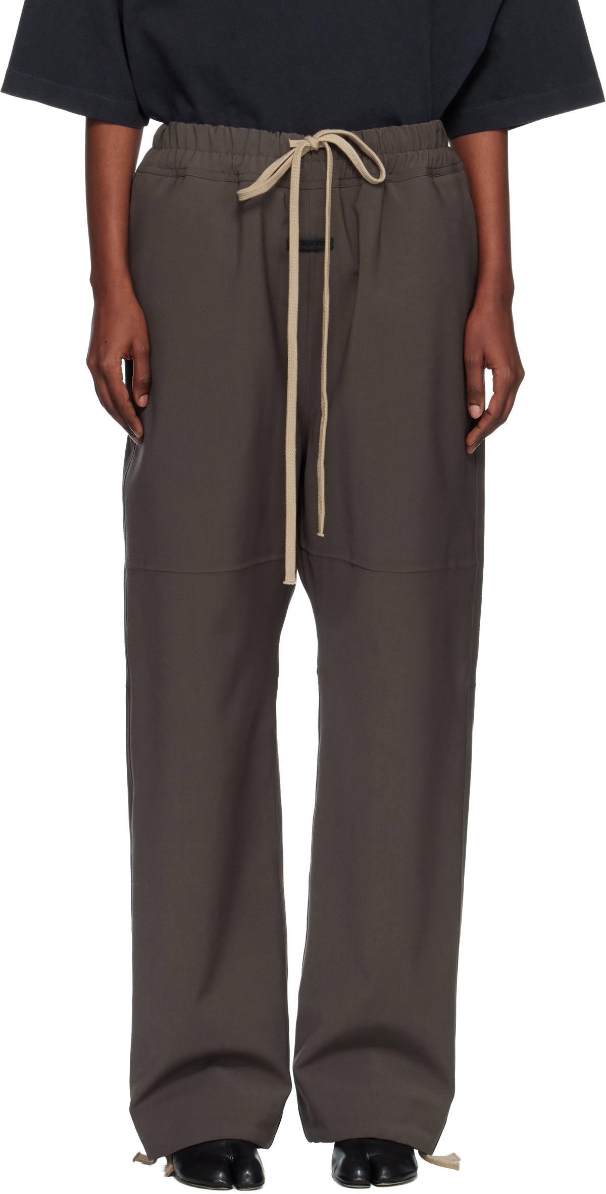 Fear of God Gray Split Knee Trousers