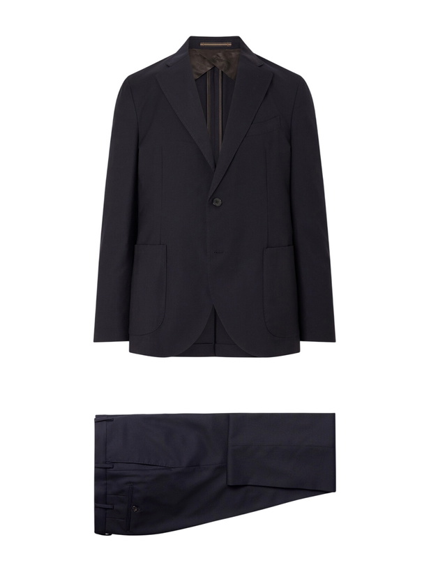 Photo: Slowear - Wool-Twill Suit - Blue