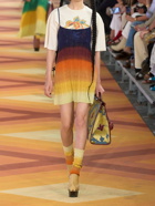 ETRO - Multicolor Wool Knit Mini Dress