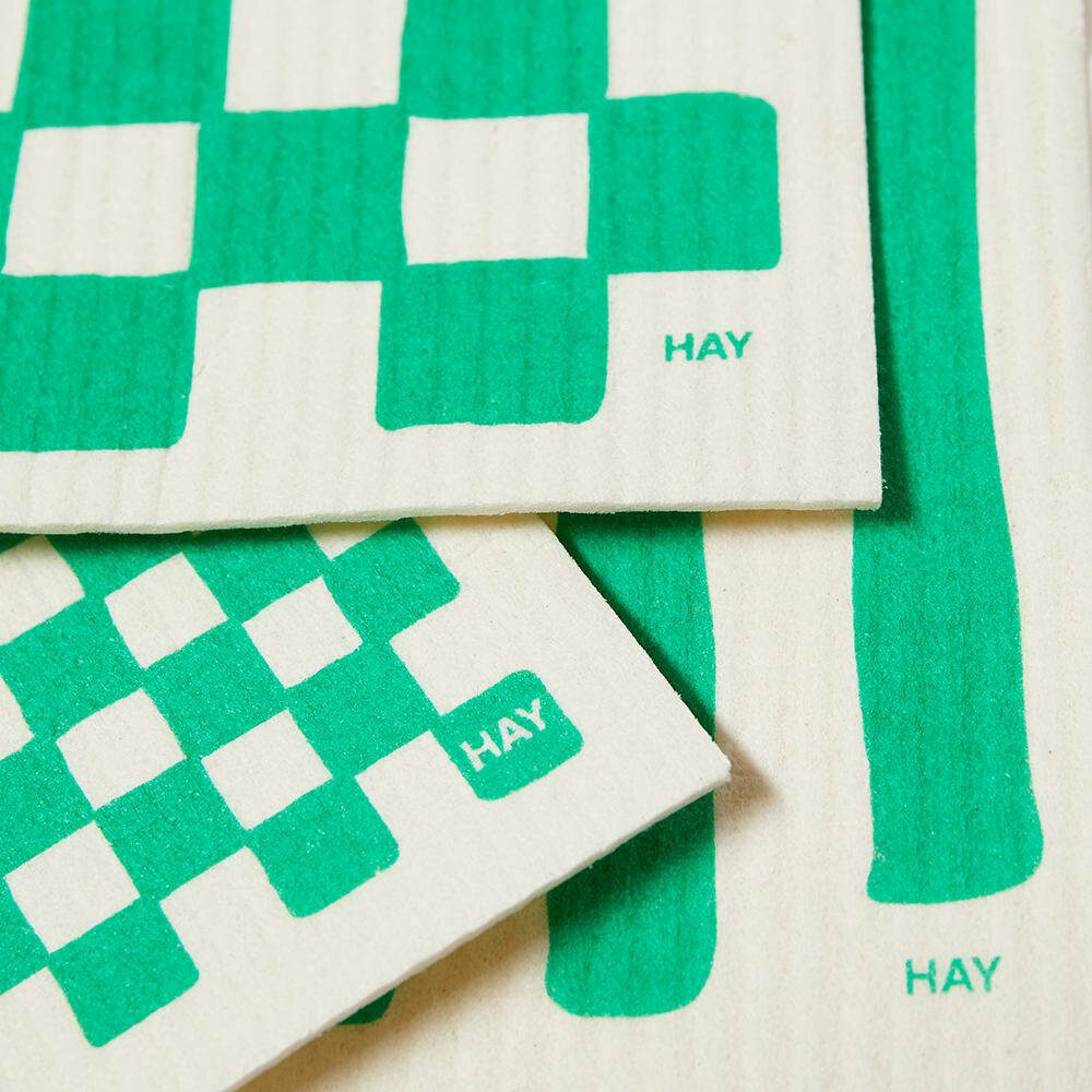 HAY Sponge Dish Cloth Set of 3 in White HAY