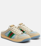 Gucci Screener faux pearl-embellished mules