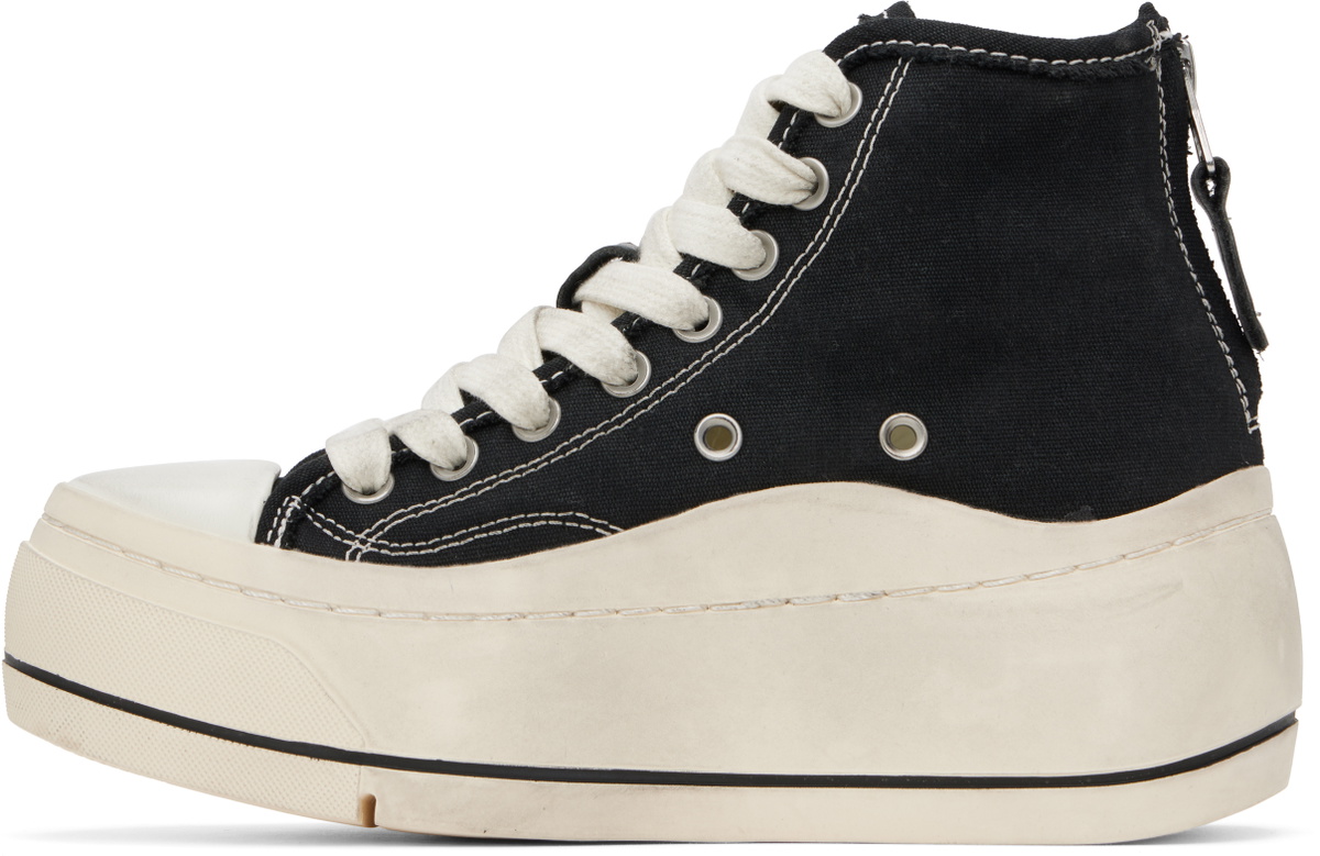 R13 Black Kurt High Top Sneakers