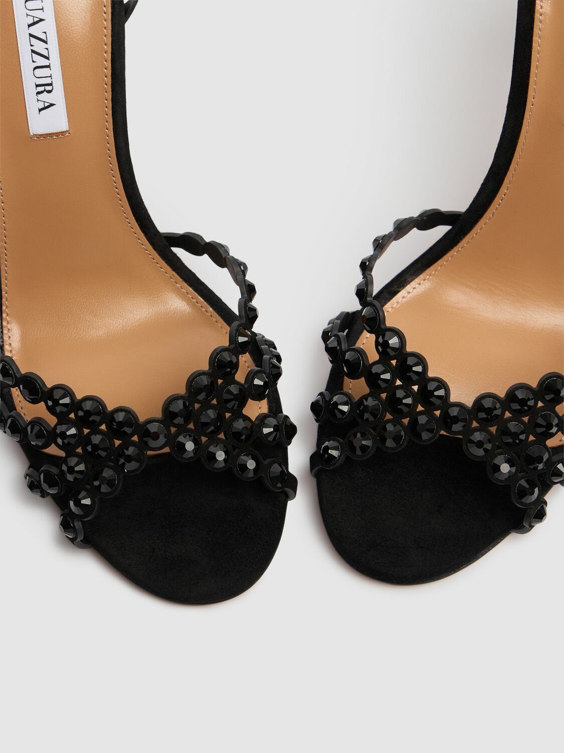 AQUAZZURA 105mm Tequila Suede Sandals