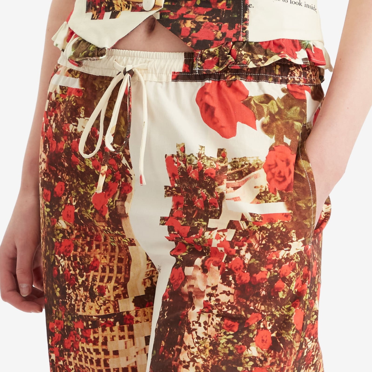 House Of Sunny Women's Rose Garden Pants in Multi