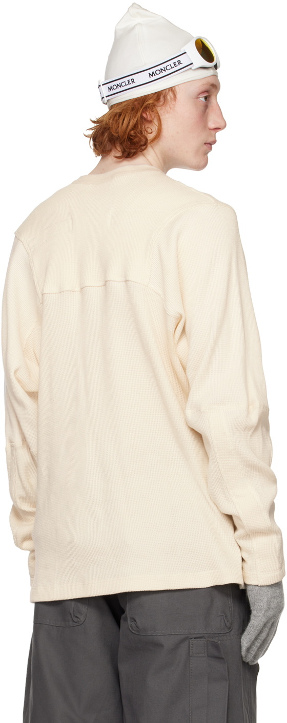 BRYAN JIMENÈZ Off-White Body Warmer Thermal Sweatshirt