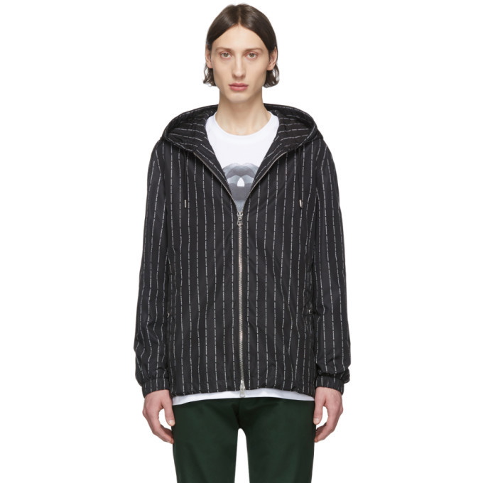 Photo: Burberry Black Logo Stripe Anorak Jacket