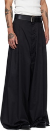 LU'U DAN Black Lowline Trousers