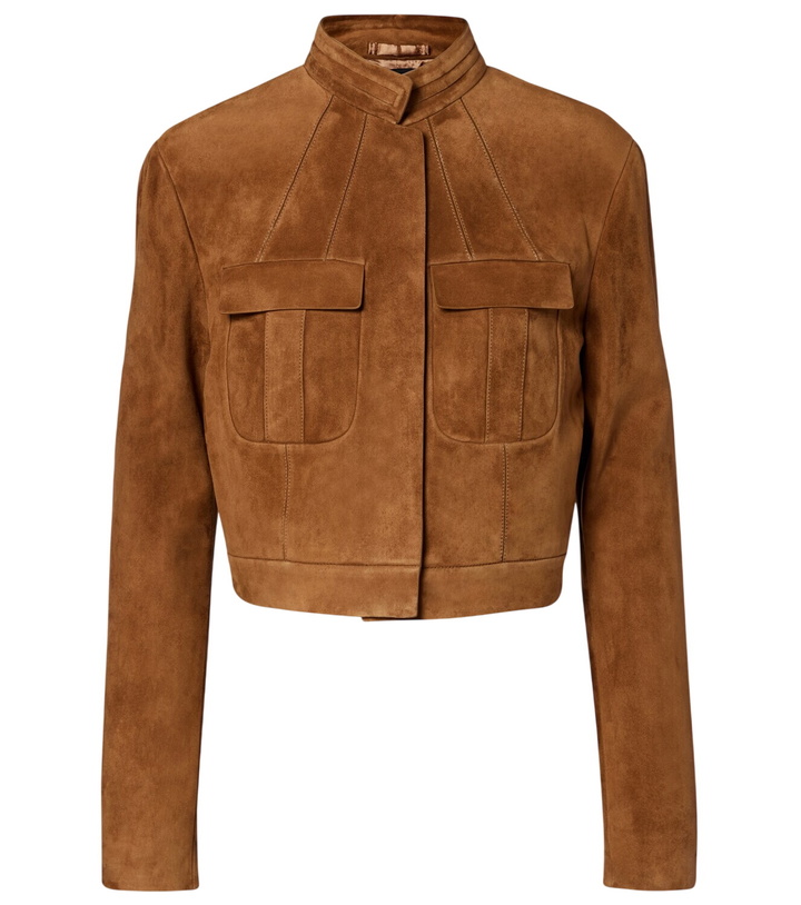 Photo: Tom Ford Cropped suede jacket