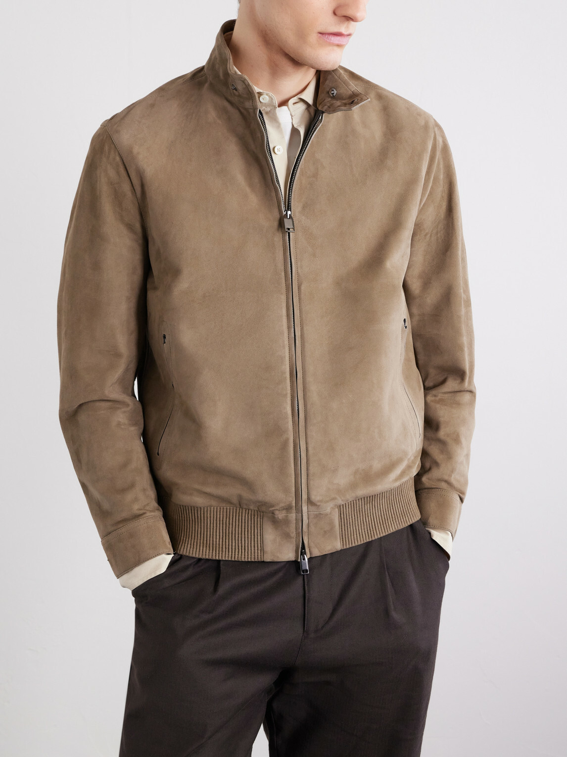 Brioni - Suede Jacket - Brown