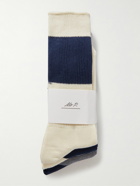 Mr P. - Three-Pack Stretch Cotton-Blend Socks