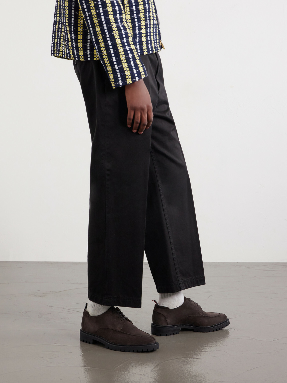 Thom Browne - Suede Derby Shoes - Brown