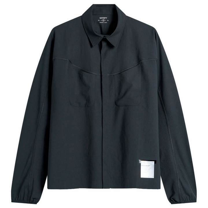Photo: Satisfy Men's PeaceShell River Shirt in Black