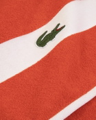 Lacoste Lcasual Towel 55 C Mx100 Cm Red Bathing