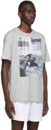 Dries Van Noten Grey Graphic T-Shirt