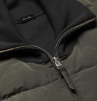 TOM FORD - Shell-Panelled Merino Wool Down Jacket - Men - Green
