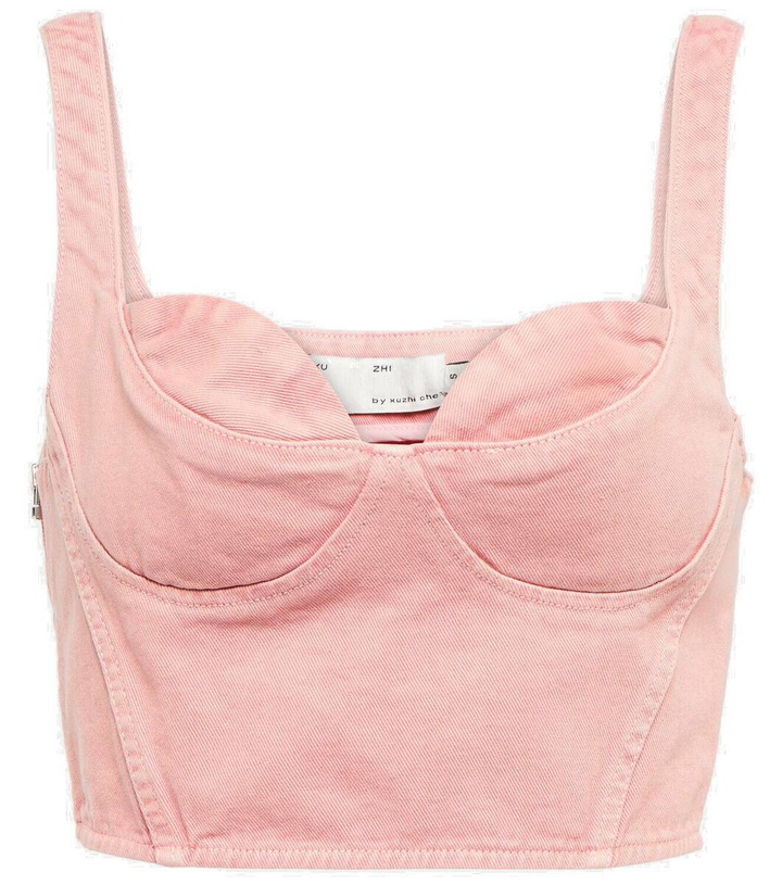 Photo: Xu Zhi Denim bustier top