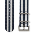 Montblanc - Summit 2 Striped Nylon Watch Strap - Blue
