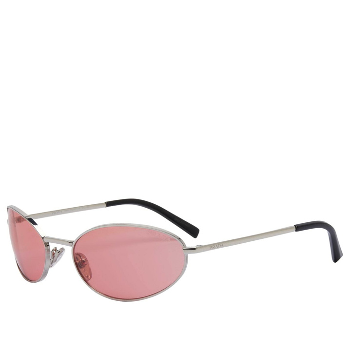 Photo: Prada Eyewear Women's A59S Sunglasses in Silver/Pink 