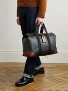 Mulberry - Heritage Day Clipper Small Leather-Trimmed Scotchgrain Weekend Bag