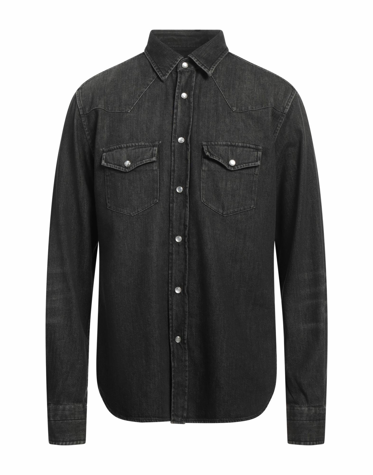Tom Ford Mens Denim shirt in Black