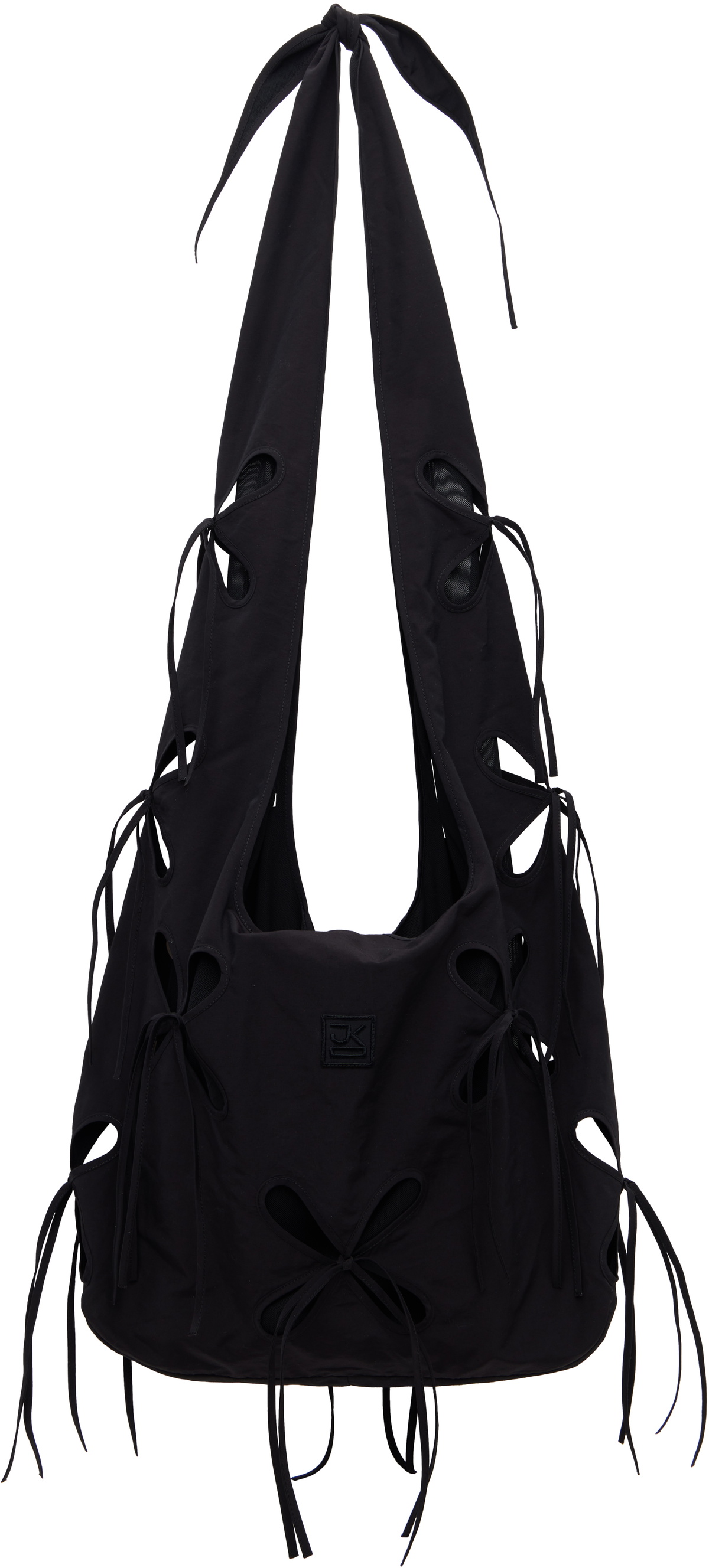 J.Kim Black Chilla Petal Bale Bag