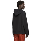 Valentino Black Crepe Jersey Hoodie