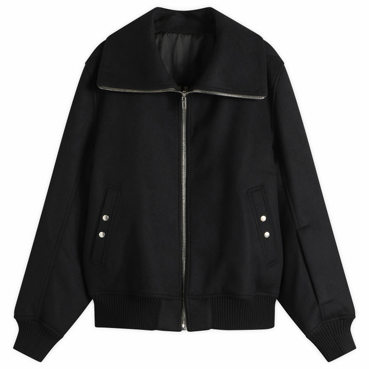 Photo: Rick Owens Men's Dracuflight Jacket in Black