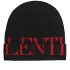 Valentino Large Logo Cashmere Beanie