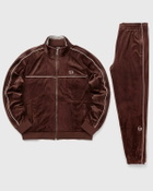 Sergio Tacchini Lioni Velour Tracksuit Brown Tracksuit Sets