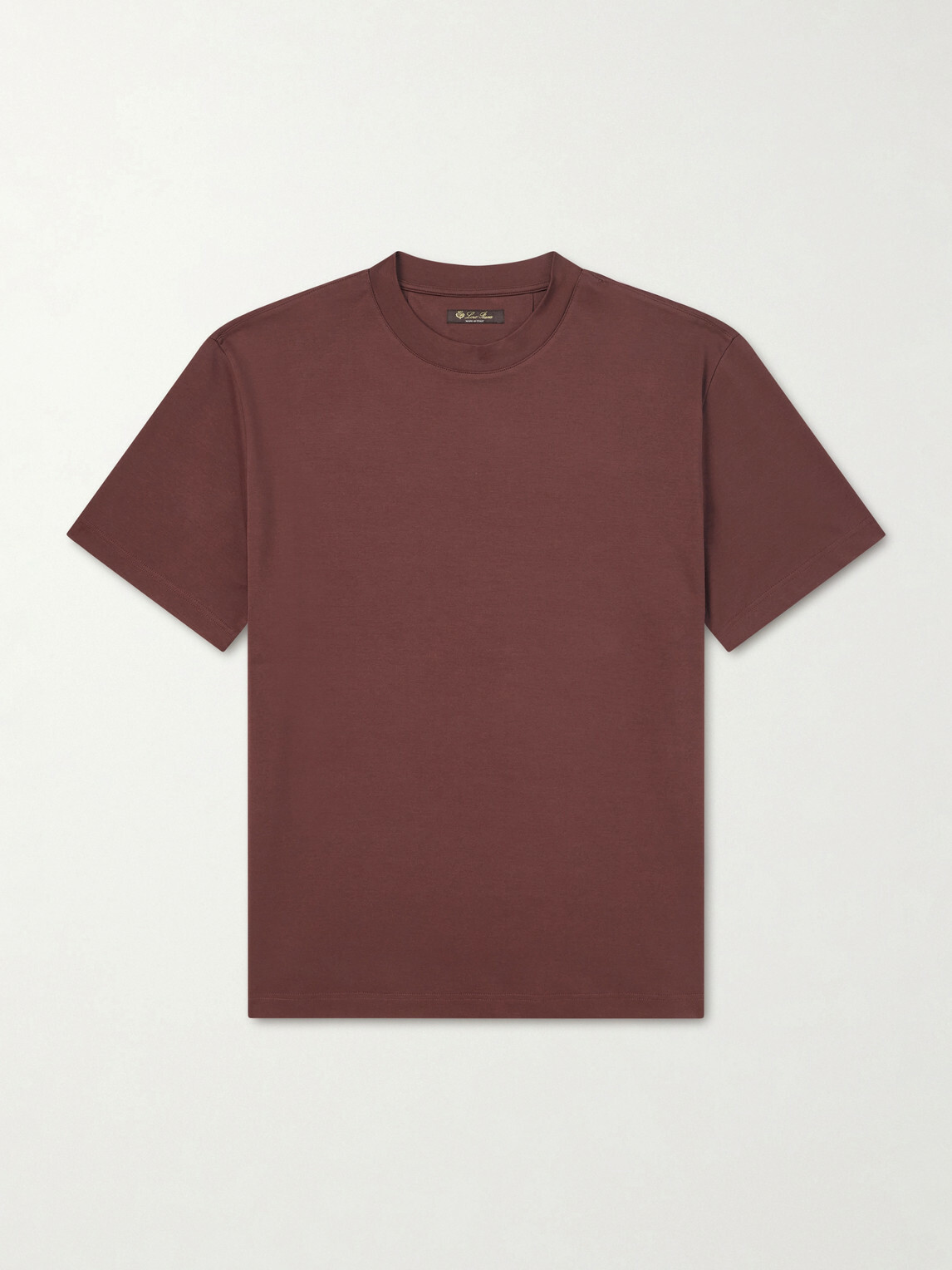 Loro Piana - Ray Cotton-Jersey T-Shirt - Burgundy