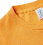 Velva Sheen - Slim-Fit Mélange Cotton-Blend Jersey T-Shirt - Orange