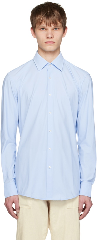 Photo: BOSS Blue Slim-Fit Shirt