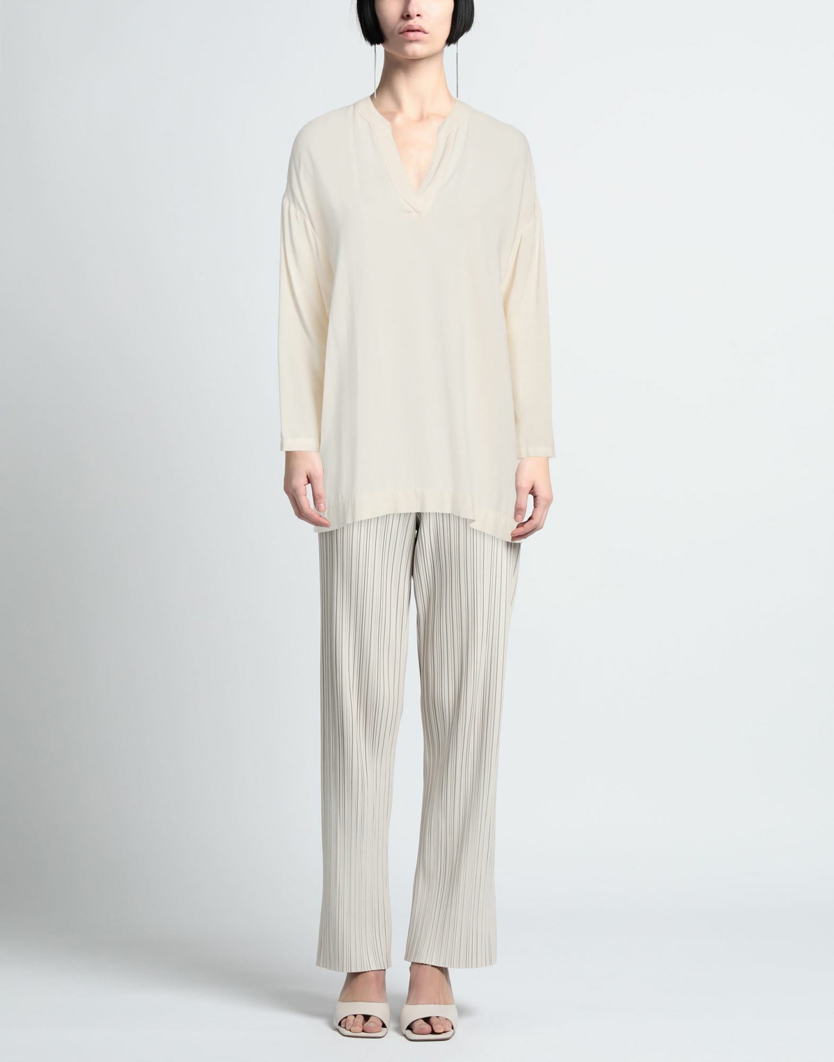 Alessia Santi Womens Top Ivory
