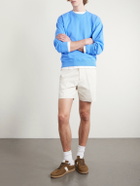TOM FORD - Logo-Embroidered Cotton-Jersey Sweatshirt - Blue