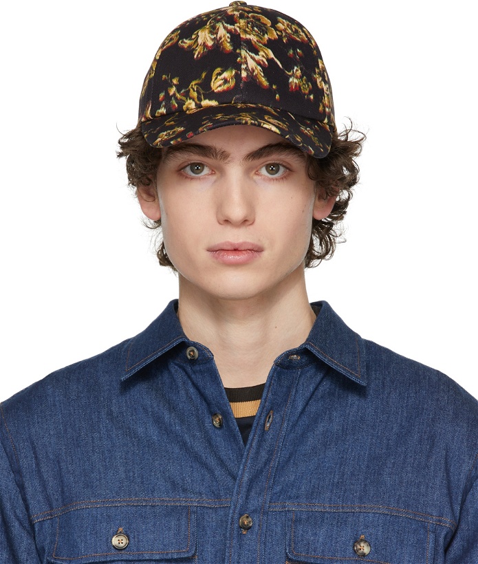 Photo: Paul Smith Black Disrupted Rose Cap