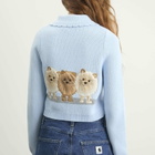 House Of Sunny Women's Pom Pom Tripper in Sky Blue