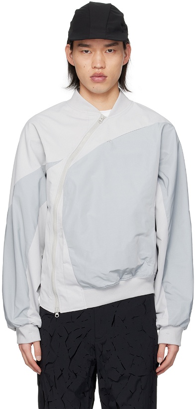 Photo: POST ARCHIVE FACTION (PAF) Gray 6.0 Center Bomber Jacket