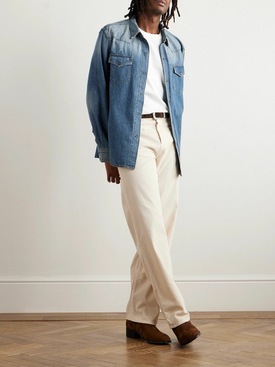 Nili Lotan - Travis Denim Shirt - Blue