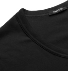 TOM FORD - Slim-Fit Stretch-Cotton Jersey T-Shirt - Black