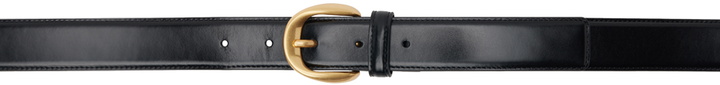 Photo: Recto Black Vintage Buckle Belt