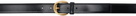 Recto Black Vintage Buckle Belt