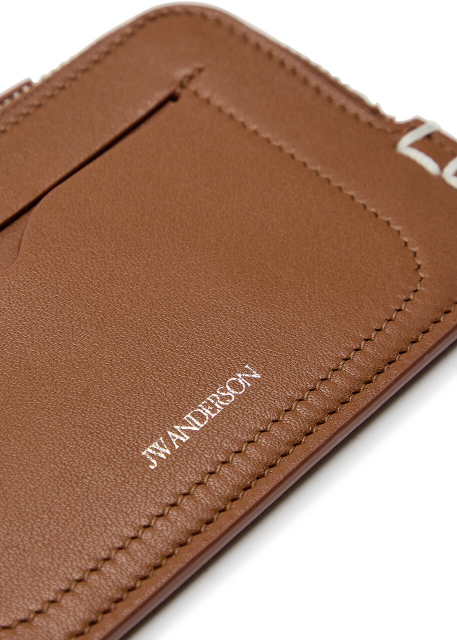 JW Anderson Loafer Leather Wallet - Tan - One Size