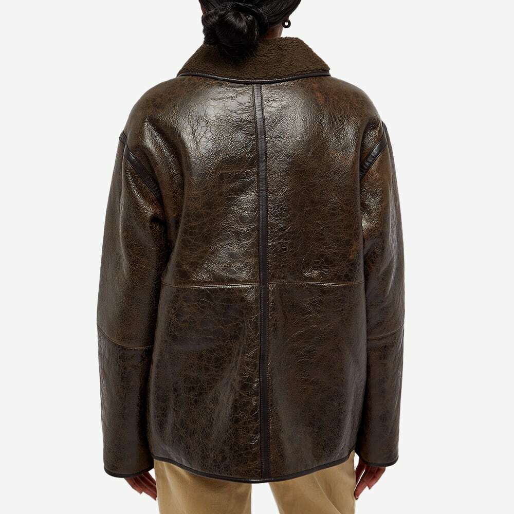 Saks Potts Women's Ada Shearling Jacket in Distressed Brown