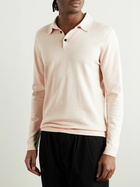 Sunspel - Sea Island Cotton-Jersey Polo Shirt - Neutrals